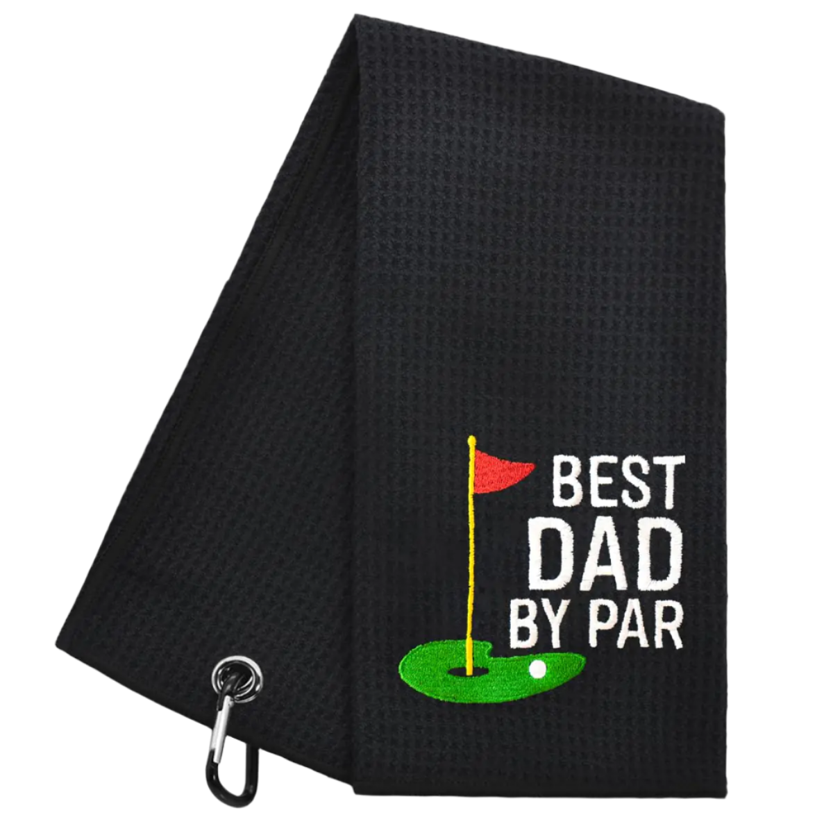 Hafhue Best Dad by Par Embroidered Golf Towel Dad Golf Towel Golf Accessories for Men Golf Gift for Dad Grandpa Birthday for Dad Grandpa Golf Fan Retirement Gift for Dad?B?